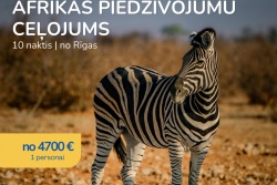 Ar latviski runājošu grupas vadītāju Estravel Latvia